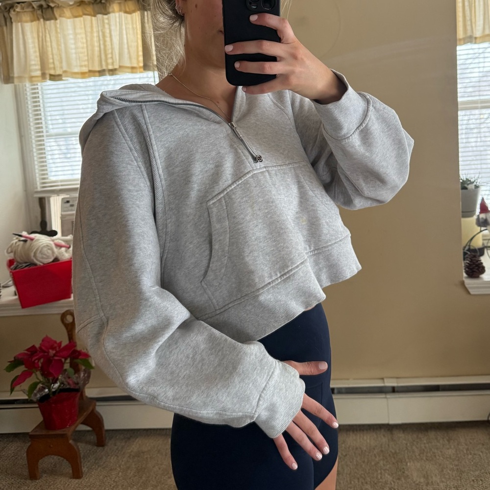 Lululemon Scuba Half-Zip Hoodie | Grey | Size: XS/S